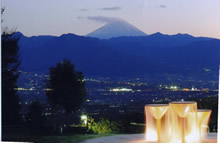 富士山と夜景